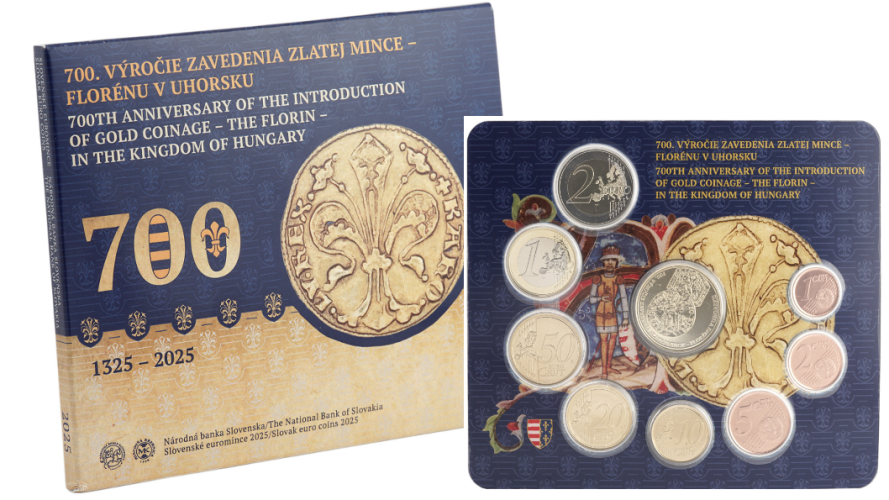 Serie Euros BU Slovaquie 2025 - 8 pièces 1 centime à 2 Euros