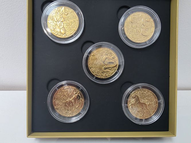 Coffret 5 x 1/4€ Euros France Zodiac 2022 a 2026