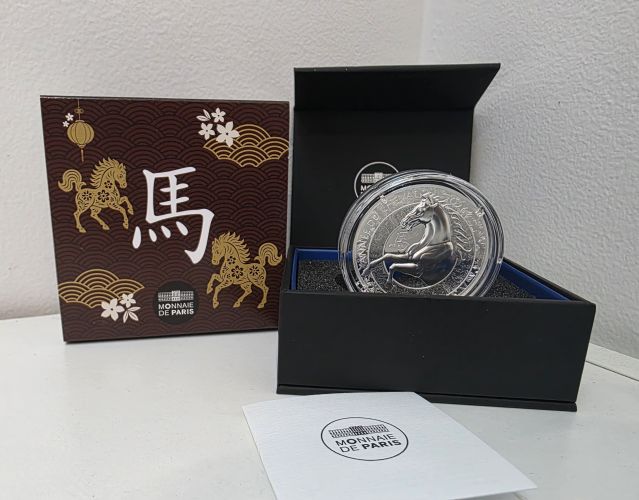 Coffret 20€ Euros Argent France 999/1000 Année du Cheval 2026