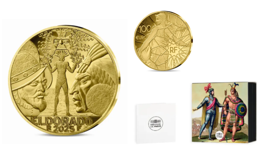 Coffret 100€ Euros Or 999/1000 Semeuse 2025 El Dorado 1/2 Oz