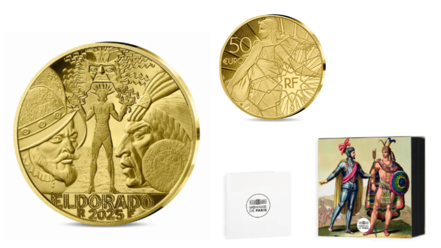 Coffret 50€ Euros Or 999/1000 Semeuse 2025 El Dorado 1/4 Oz