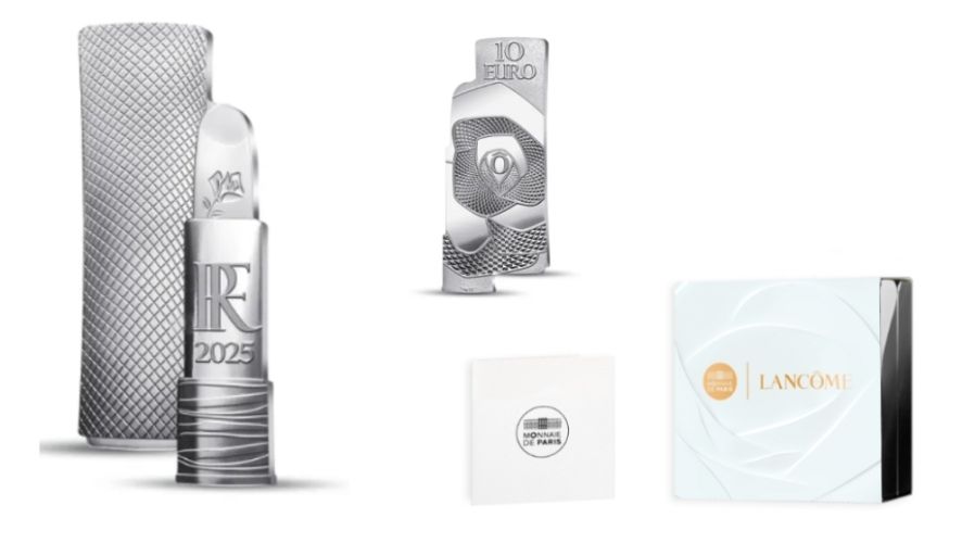 Coffret 10€ Euros Argent 999/1000 France Lancôme 2025 1 Oz Forme