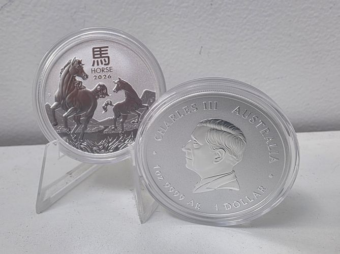 1 Once Argent Silver 999 Australia Lunar 2026 Horse