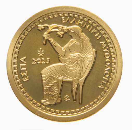Coffret 100€ Euros Or Gold 999/1000 Grèce 2025 HESTIA