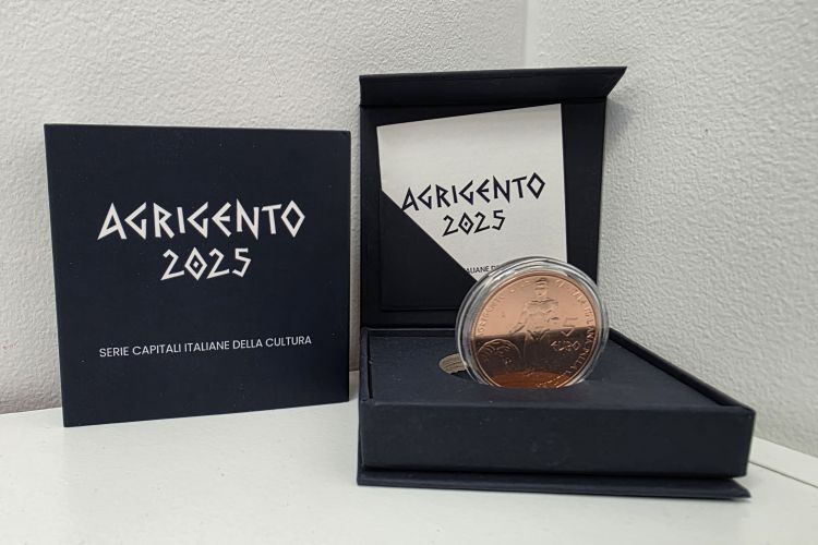 Coffret 5€ Euros Italie Cuivre 2025 Agrigento FdC