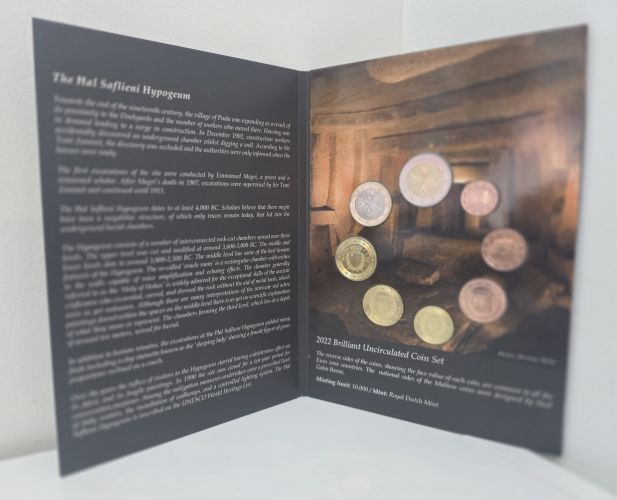 Serie Euros BU Malte 2025 - 8 pièces 1 centimes à 2 Euros