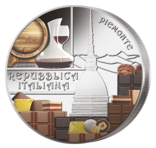 Coincard 5€ Euros Commemorative Italie 2025 Piemonte