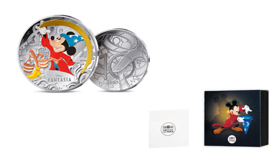 Coffret 10€ Euros Argent France 999/1000 - Disney 2025 Fantasia