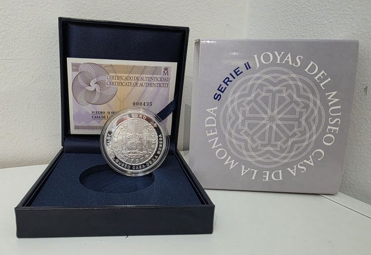 Coffret 10€ Euros Argent 925/1000 Espagne 2025 - Joyas Museo 1737 Mexico