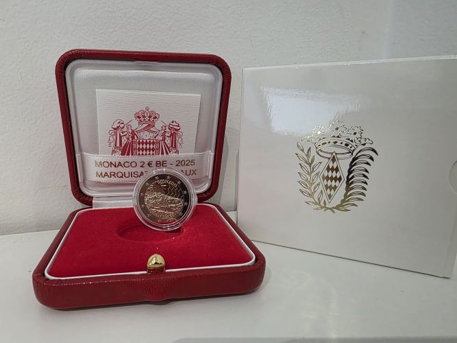 Coffret 2€ Euros Commémorative Monaco 2025 - Baux de Provence