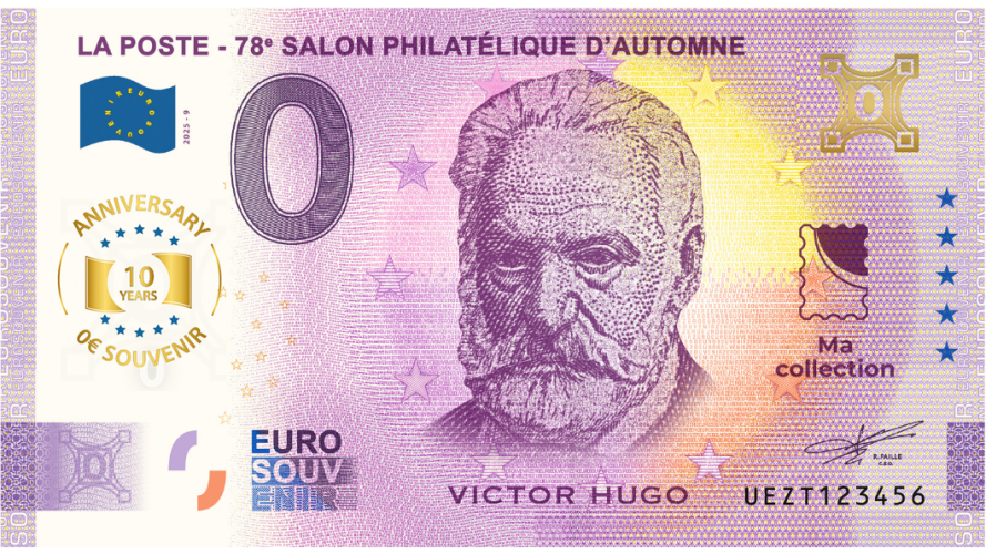 Philapost Victor Hugo - 10Th ANNIVERSARY