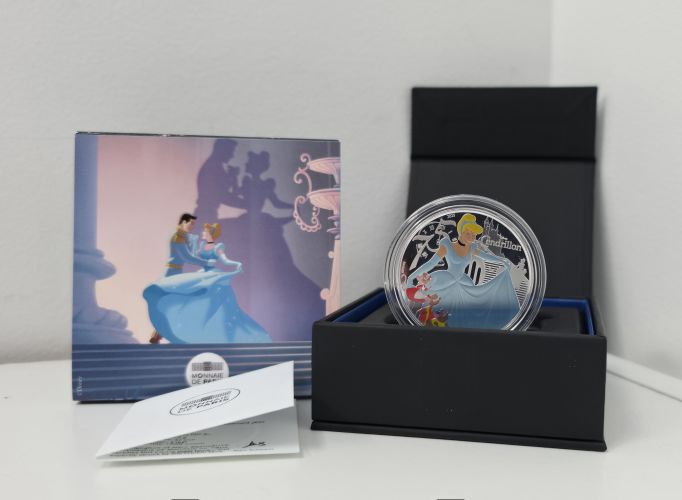 Coffret 10€ Euros Argent France 999/1000 - Disney 2025 Cendrillon