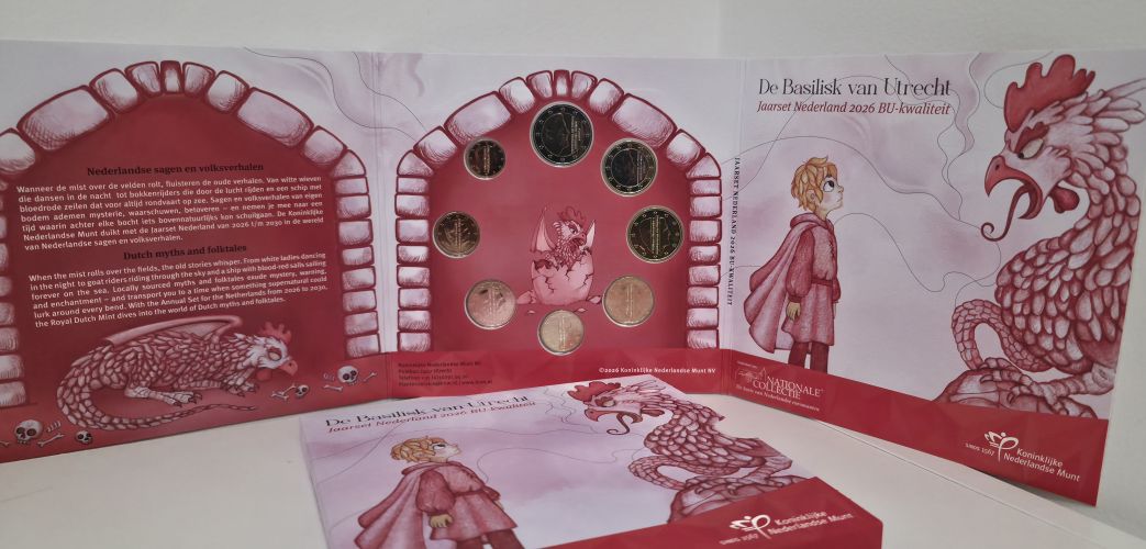 Coffret BU Euros Pays-Bas 2026 - 8 pièces 1 centimes à 2€