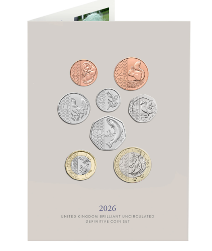 Coffret BU Definitiv UK Royaume Uni Pounds 2026 - 8 Pièces