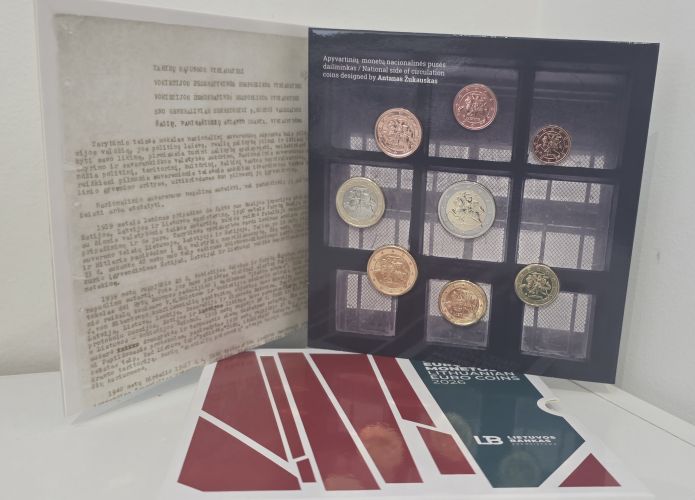 Coffret BU Euros Lituanie 2026 - 8 pièces 1 centimes à 2€