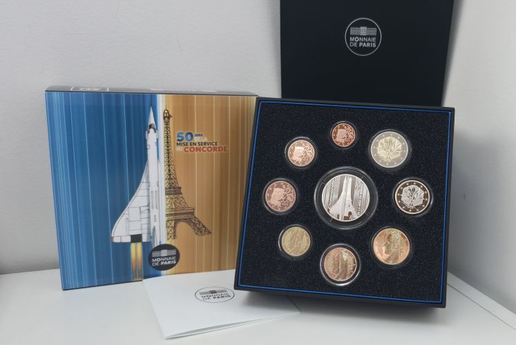 Coffret Collector 20€ Argent 999/1000 Concorde + Serie BE 2026