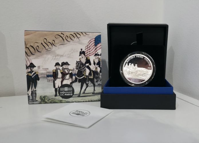 Coffret 10€ Euros Argent 999/1000 Boston et Washington 2021