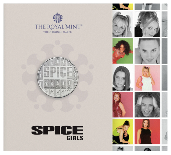 PREVENTE Coincard BU 5 Pounds UK 2026 Spice Girls