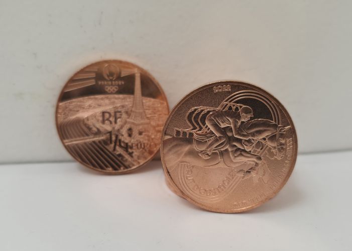 1/4€ Euros Quarter Monnaie de Paris 2024 Saut d'Obstacle 2022