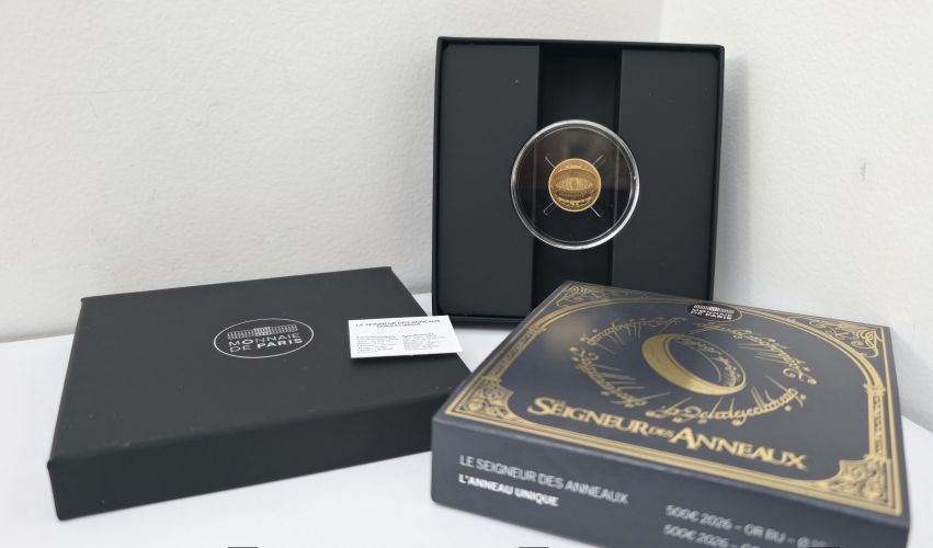 Coffret 500€ Or Gold 999/1000 France 2026 - Seigneur des Anneaux