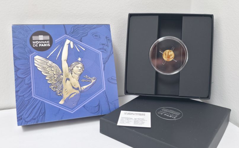 Coffret 250€ Or Gold 999/1000 France 2026 GENIE