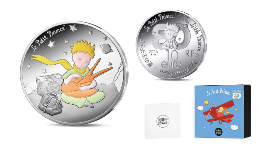 Coffret 10€ Argent Silver 999/1000 France 2026 Petit Prince Renard
