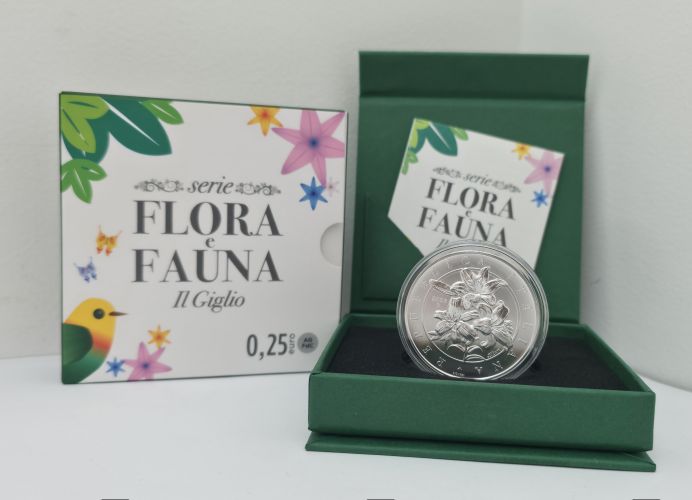 Coffret 0.25€ Argent Silver 999/1000 Italie 2026 IL GIGLIO