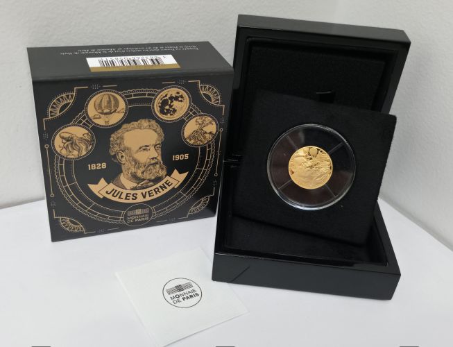 Coffret 50€ Or 999/1000 - 1/4 Once Jules Vernes 2025