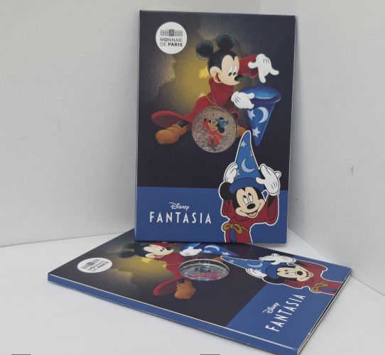 Cartelette 10€ Euros Argent France 333/1000 - Disney 2025 Fantasia