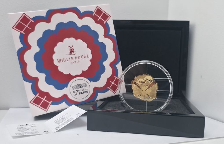 Coffret 200€ France Or Gold 999/1000 - Moulin Rouge - 1 Oz