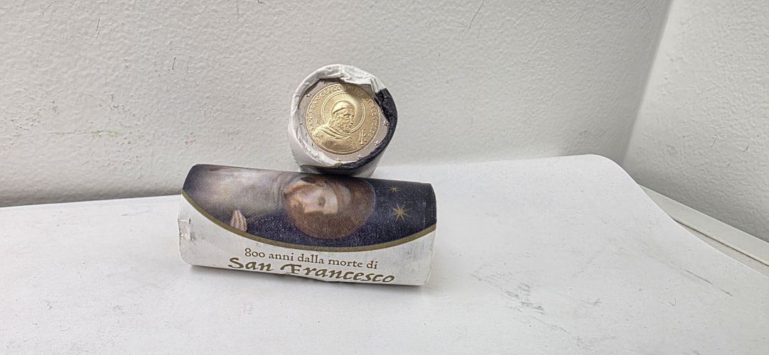 Rouleau 25 x 2€ Euros Commémorative Italie 2026 Assisi FdC Collector