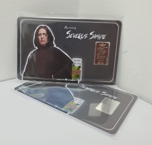 Coincard 1g SilverBar Pays-Bas 2026 - HARRY POTTER - Severus Snape