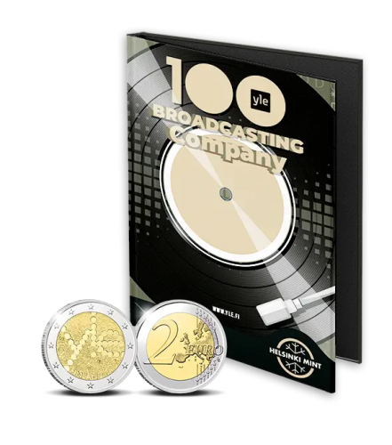 Coffret BE Proof 2€ Euros Commémorative Finlande 2026 Radio