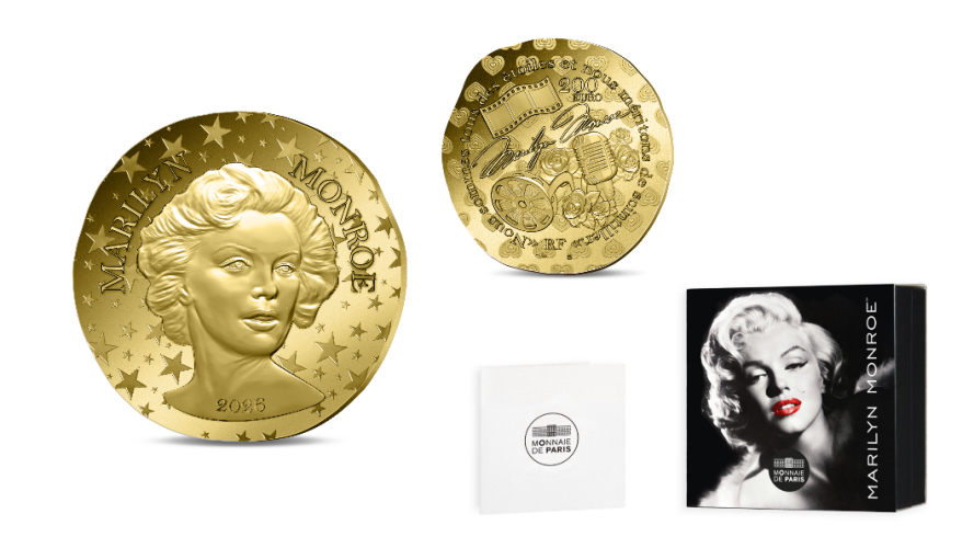 Coffret 200€ Euros Or Gold 999/1000 France 2026 - Marilyn Monroe - 1 Oz