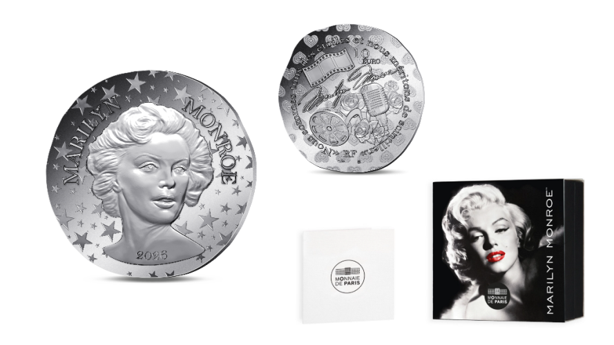 PREVENTE Coffret 10€ Euros Argent Silver 999/1000 France 2026 - Marilyn Monroe
