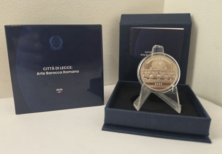 Coffret 5€ Argent Silver 925/1000 Italie 2026 - Citta di Lecce