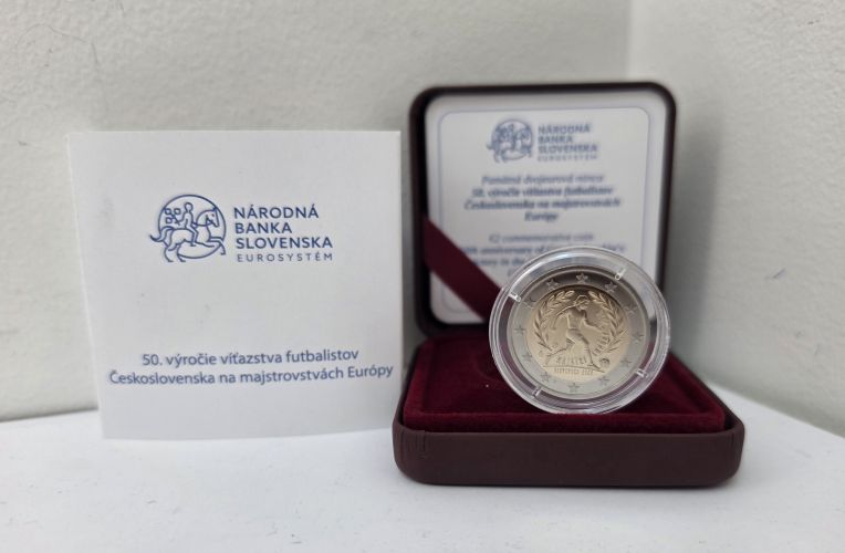 Coffret BE Proof 2€ Euros Commémorative Slovaquie 2026 Football