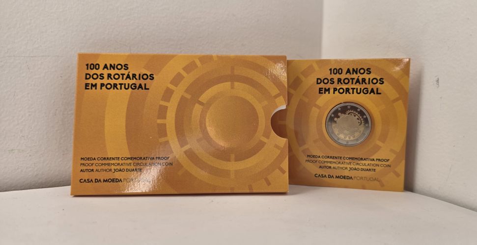 Coffret BE Proof 2€ Euros Commémorative Portugal 2026 Rotary