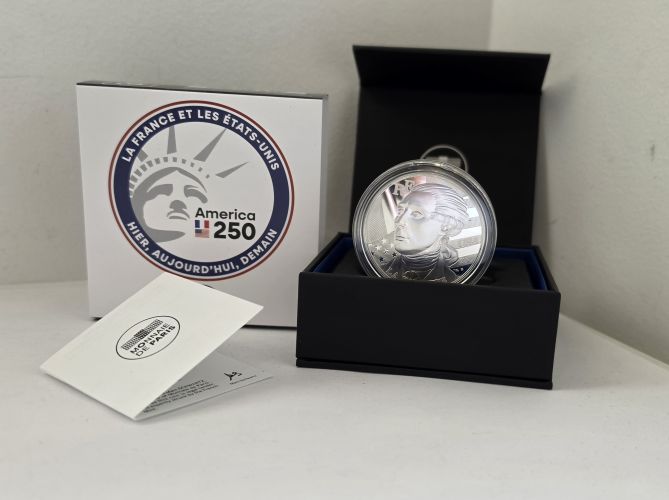 Coffret 10€ Argent Silver 999/1000 France 2026 - Lafayette