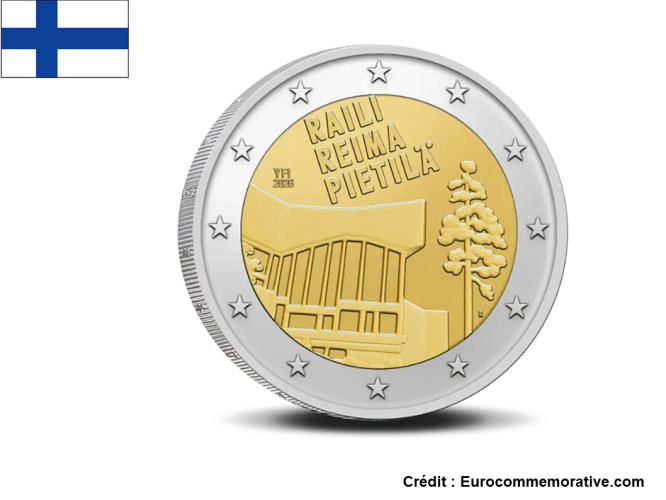2€ Euros Commémorative Finlande 2026 Raili & Reima UNC