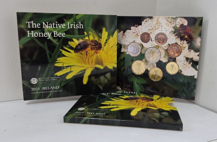 Coffret BU Euros Irlande 2021 - 8 pieces 1 cent a 2€