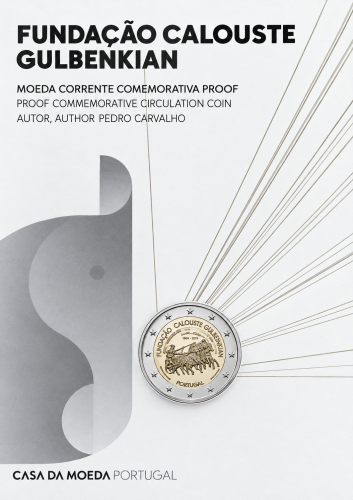 Coincard 2€ BU FdC Commémorative Portugal 2026 Calouste