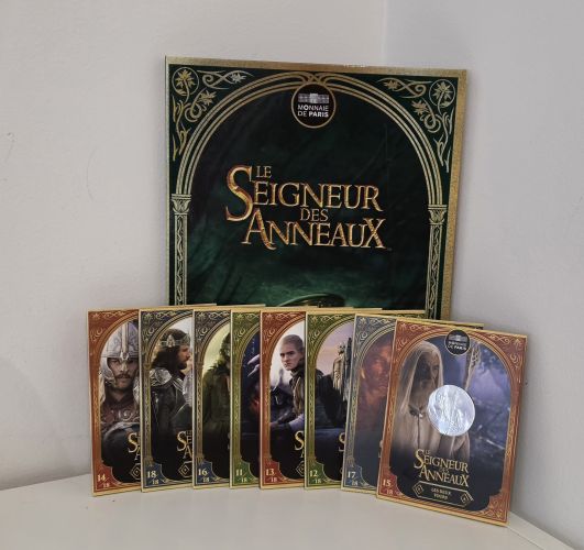 Serie 9 x 10€ Argent 333/1000 France 2026 Seigneur des Anneaux 2026 Avec Album