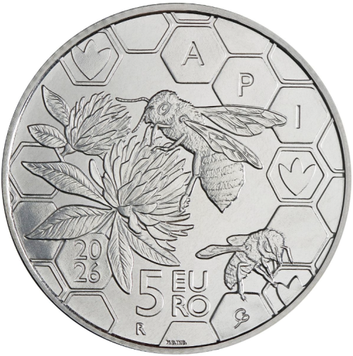5€ Euros Argent 925/1000 Saint-Marin 2026 Abeille - 18g