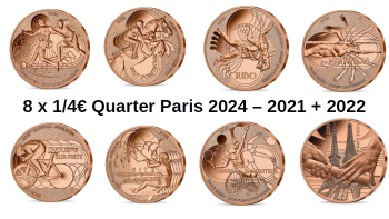 1/4 Quarter Euros France Monnaie de Paris 2024 Horoscope Année