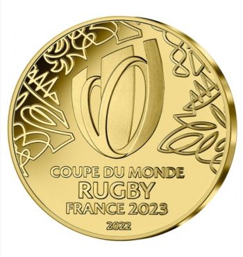 50€ Or Coupe du Monde Rugby