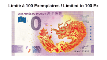 France - Monnaie de Paris Année du Dragon - 50 Euros 1/4 Oz Or BE 2024