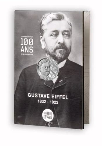 Coincard 10€ Argent Gustave Eiffel