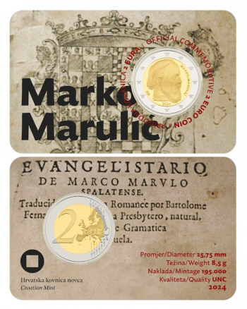 Coincard 2€ Marko Marulic